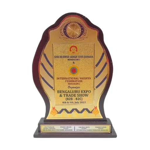 Bengaluru Expo and Trade Show 2023 trophy