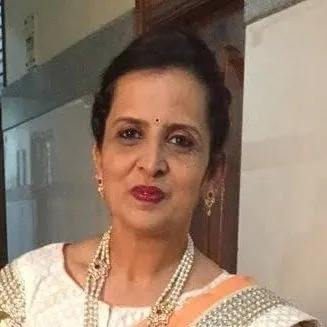 Manju Bhandari, co-founder of Saffron Handicrafts